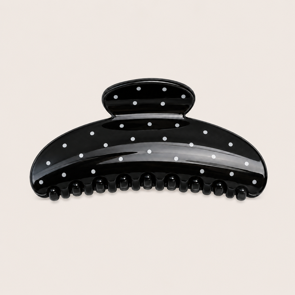 polka noir clip